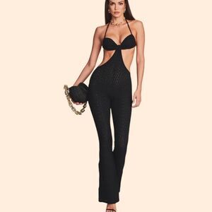 Bananhot Anna Black Jumpsuit